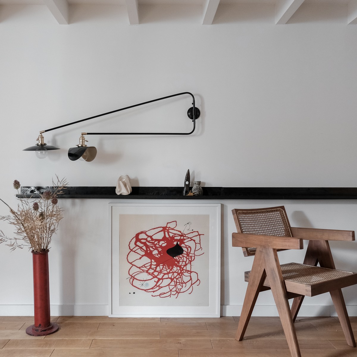 minimal design double wall light French